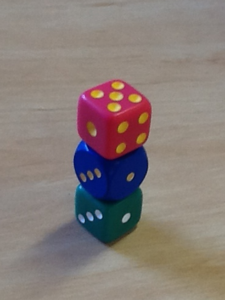 Dice in a Corner Dice in a Corner
